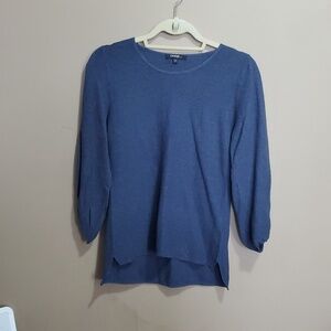 George crew neck blue sweater size small